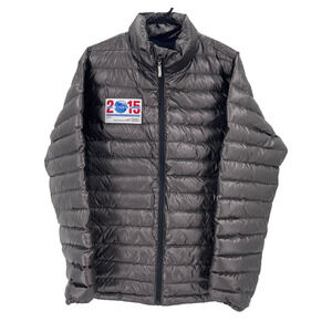 Skea Down Puffer Jacket 2015 World Alpine Ski Championships‎ Mens Large Gray